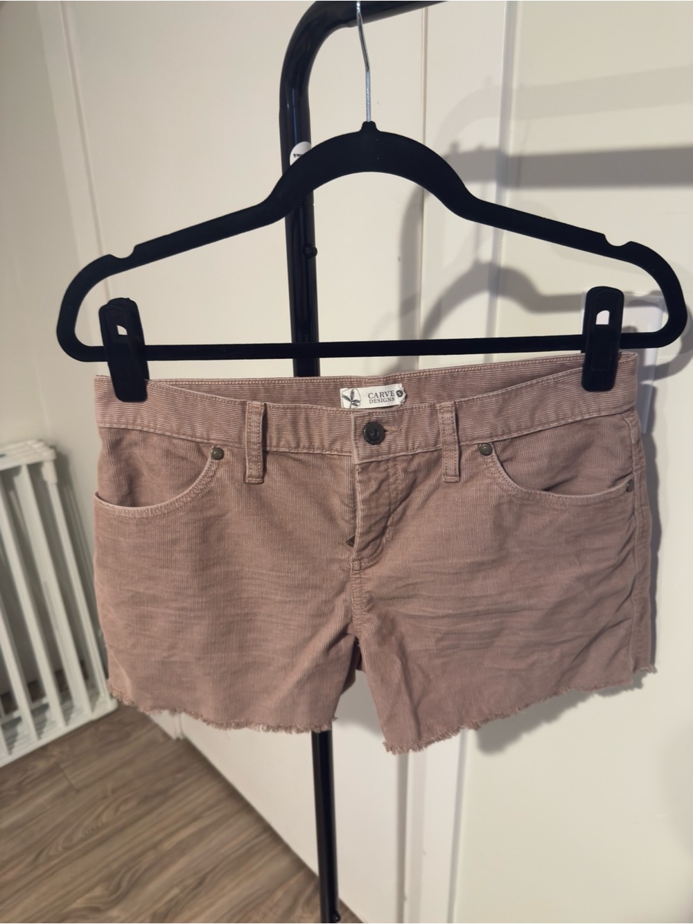 Carve Designs Dusty Rose Corduroy Jean Shorts